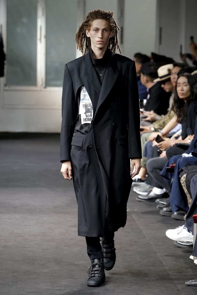 Yohji Yamamoto Spring Summer 2019 collection runway paris fashion week mens