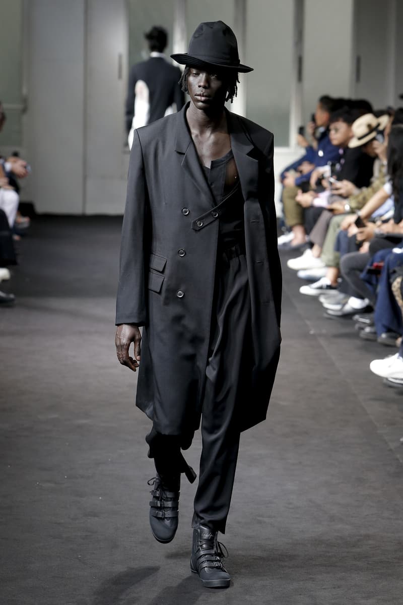 Yohji Yamamoto Spring Summer 2019 collection runway paris fashion week mens
