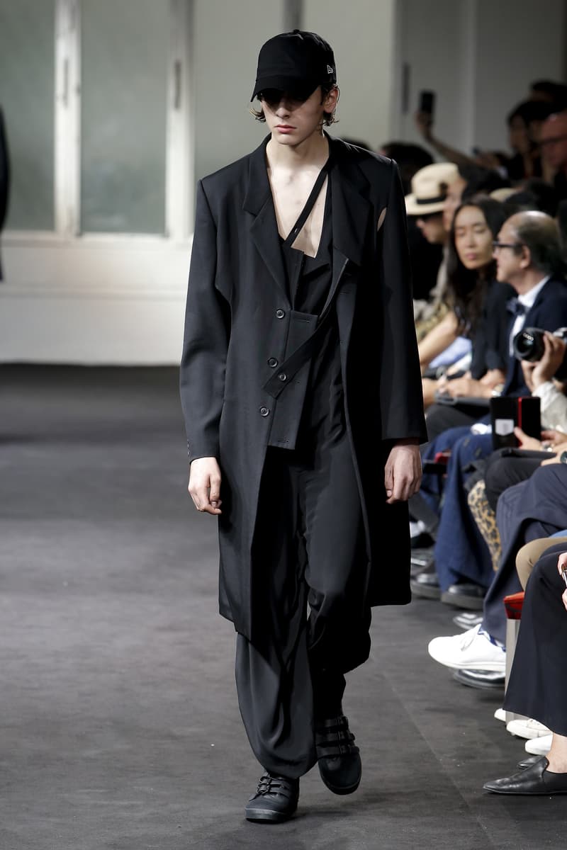 Yohji Yamamoto Spring Summer 2019 collection runway paris fashion week mens