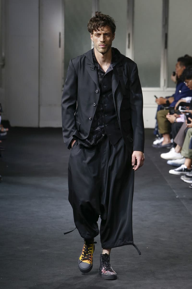 Yohji Yamamoto Spring Summer 2019 collection runway paris fashion week mens