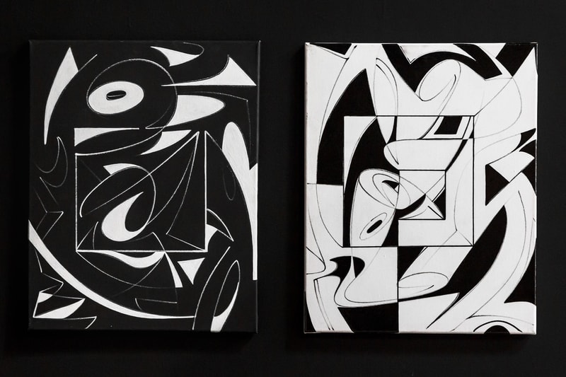 zeehan wazed abxy gallery momentum exhibition sculptures paintings art artwork