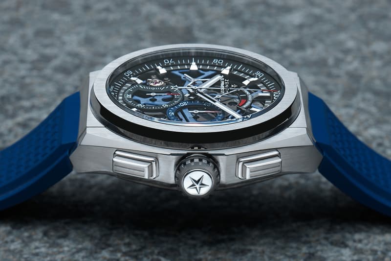 Zenith Defy El Primero 21 Blue Alligator Leather Redesign Chronograph