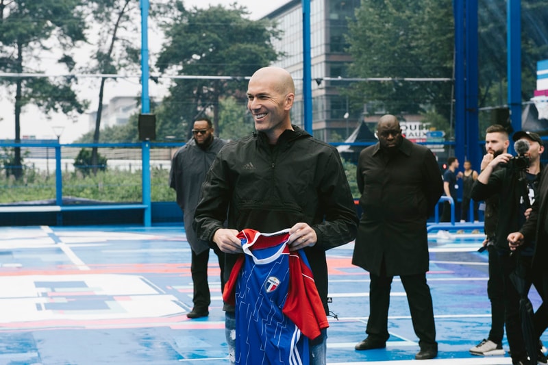 Football Legend Zinedine Zidane ZZ10 Playground Saint-Denis france football soccer
