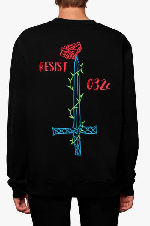 032c Resist Collection 2018 summer spring sweatshirt t shirt socks pin accessories buy