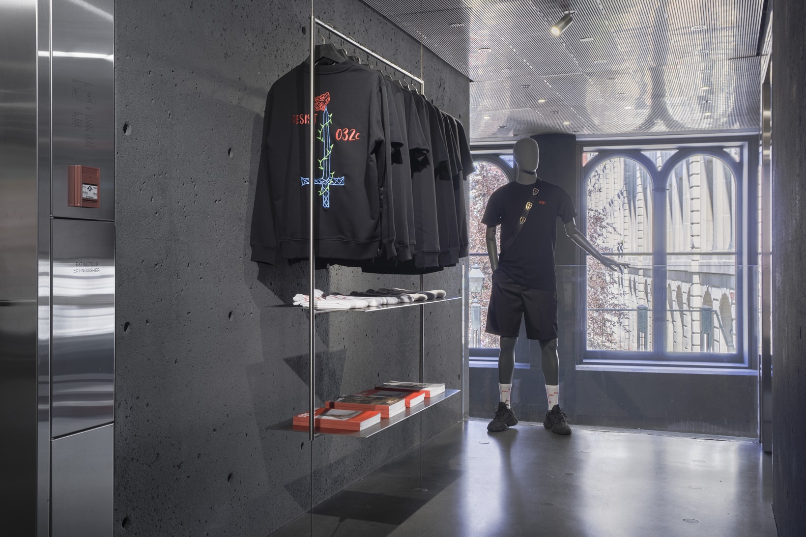 032c ssense montreal the big flat now jonathan castro exhibitions apparel clothing fashion style graphic design