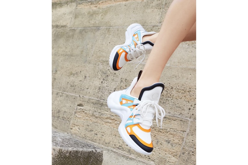 24 Sèvres Le Bon Marché Paris Louis Vuitton Archlight Exclusive Release White Orange Blue Black