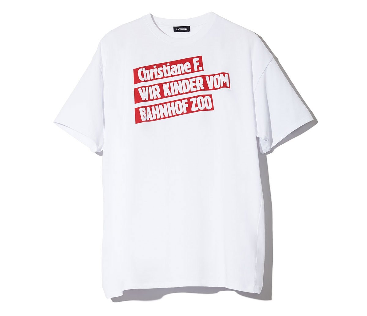 Raf Simons Christiane F. wir Kinder vom Bahnhof Zoo Collaboration drop collection fall winter 2018 release limited commemorative We Children from Bahnhof Zoo