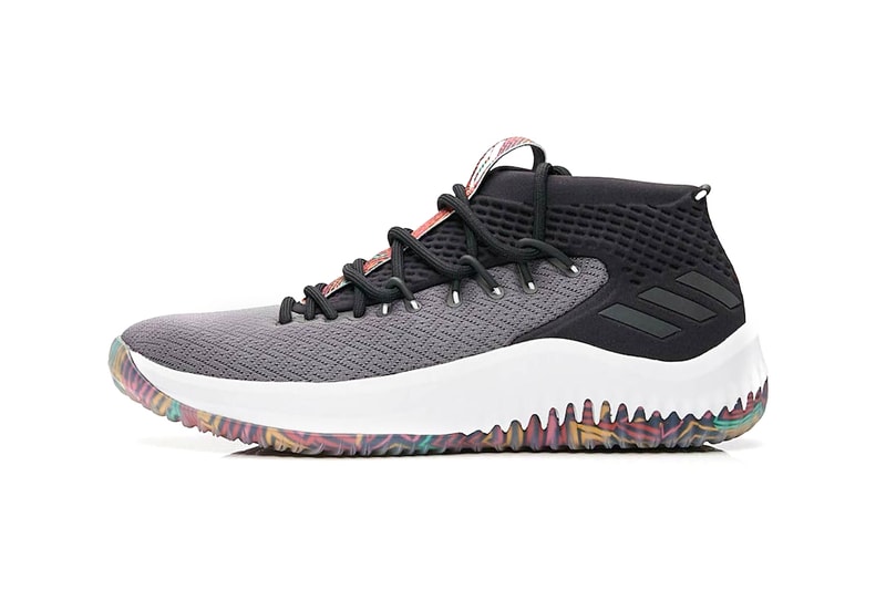 adidas Dame 4 Tribal Print black grey release info damian lillard basketball