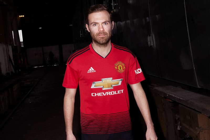 adidas Football Manchester United 2018/19 Home Kit Kits Jersey Shorts Socks Train Track Line Graphic 140th Anniversary Available Purchase Buy Cop Now Today