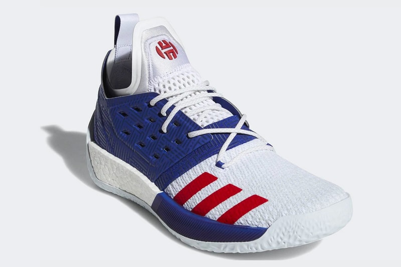 adidas Harden Vol. 2 "Red/White/Blue" Release date sneaker patriotic colorway james harden price purchase