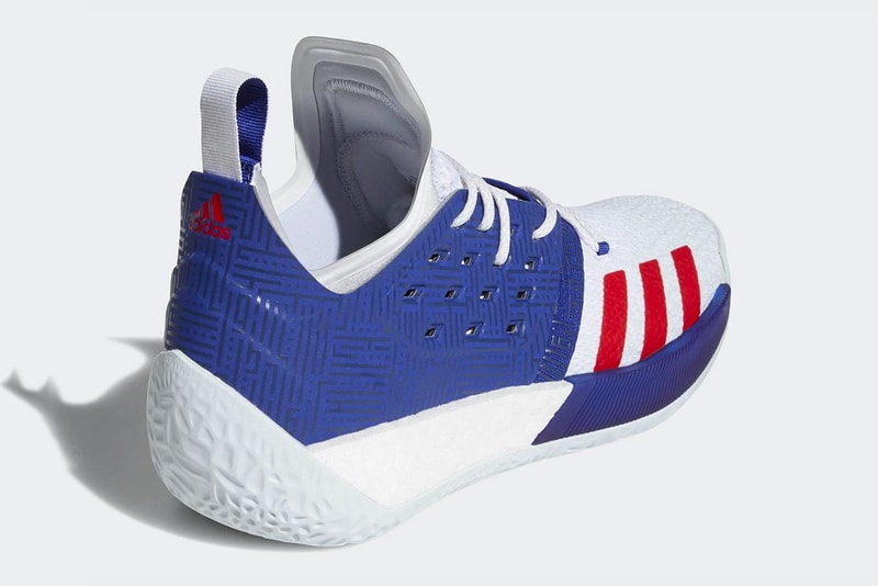 adidas Harden Vol. 2 "Red/White/Blue" Release date sneaker patriotic colorway james harden price purchase