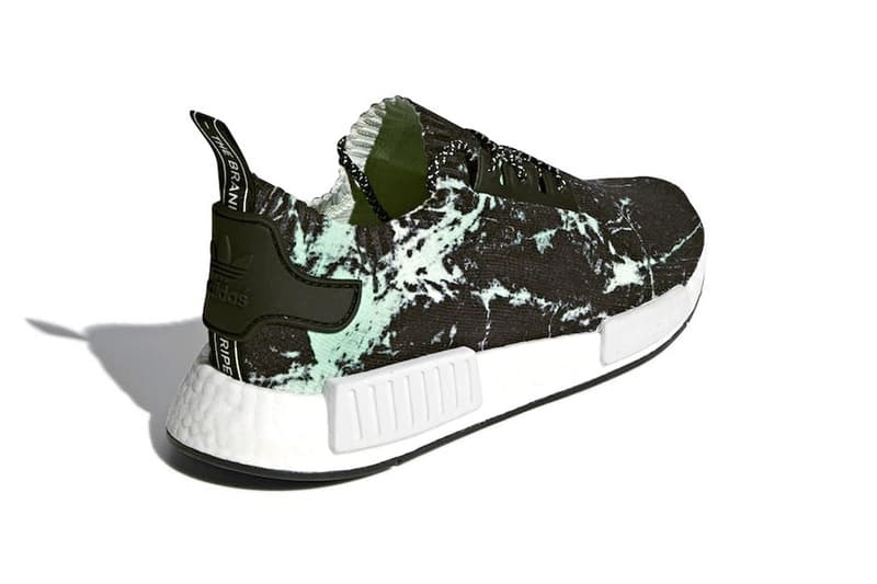Adidas Nmd R1 Primeknit Green Marble Release Hypebeast