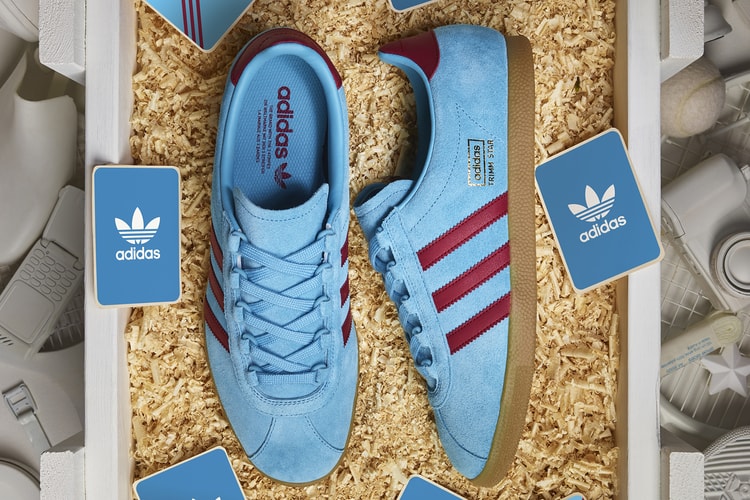 size? Continues adidas Originals Archive Releases With Blue & Burgundy Trimm Star