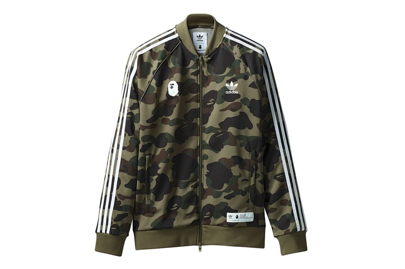 BAPE adidas Originals 2018 Apparel Collection Collaboration Collab adicolor Release Details Camouflage Release Information Details First Look Closer