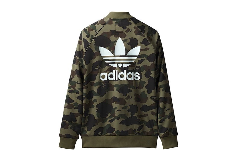 BAPE adidas Originals 2018 Apparel Collection Collaboration Collab adicolor Release Details Camouflage Release Information Details First Look Closer