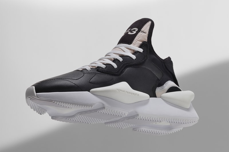 adidas Y-3 'Kaiwa' Sneaker Release Details Cop Purchase Buy Available Now Kicks Shoes Trainers Sneakers august 3 2018 black white monochrome chunky runner running sneaker yohji yamamoto fall winter colorway