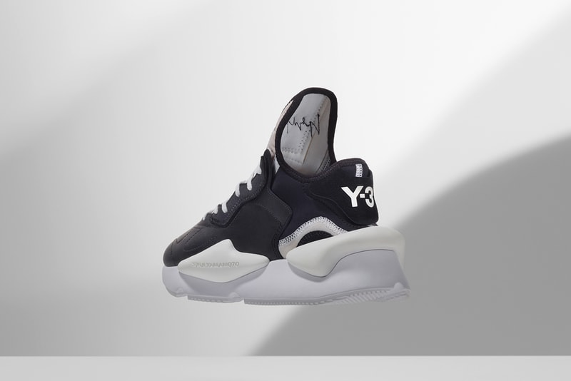 adidas Y-3 'Kaiwa' Sneaker Release Details Cop Purchase Buy Available Now Kicks Shoes Trainers Sneakers august 3 2018 black white monochrome chunky runner running sneaker yohji yamamoto fall winter colorway