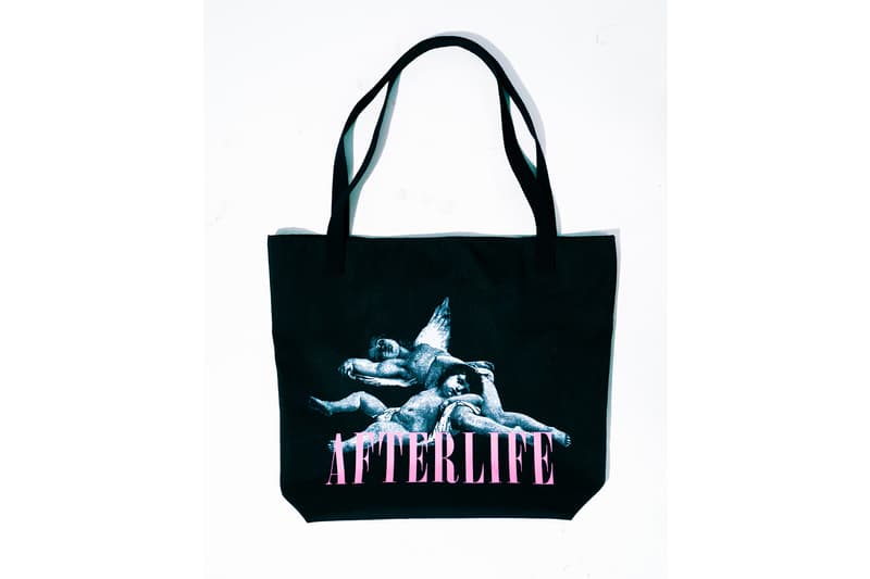 AFTERLIFE Spring Summer 2018 Collection Part 1 lookbook hoodies shirts tote bags skate deck release info