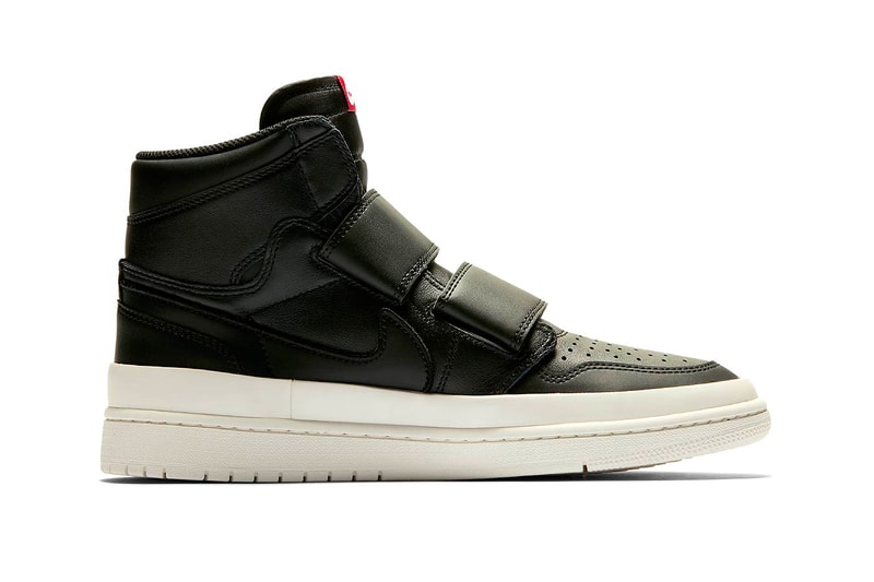 Air Jordan 1 High Double Strap First Look velcro all-white black/white sneaker jordan brand nike