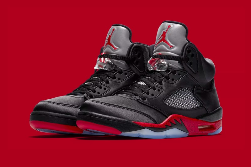 Air Jordan 5 Bred jordan brand official images release info black university red sneakers