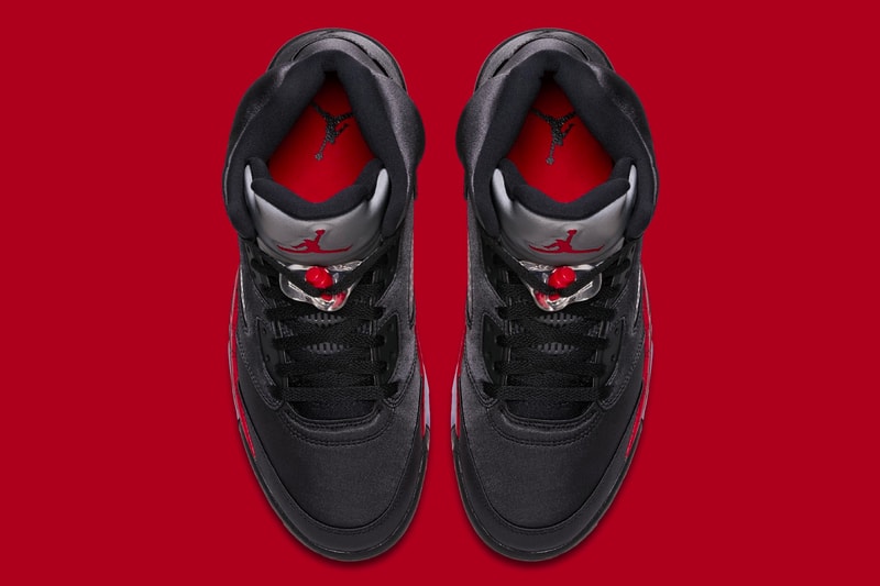 Air Jordan 5 Bred jordan brand official images release info black university red sneakers