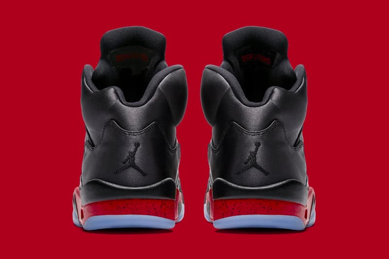 Air Jordan 5 Bred jordan brand official images release info black university red sneakers