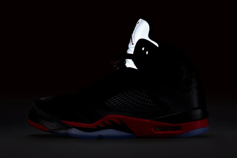 Air Jordan 5 Bred jordan brand official images release info black university red sneakers