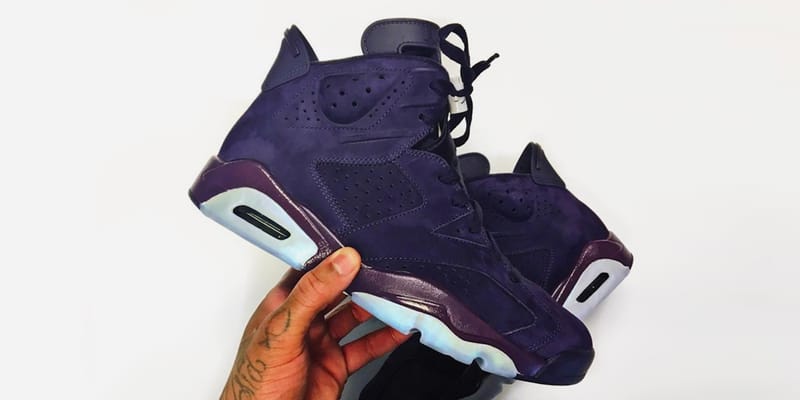 purple jordan retro 6