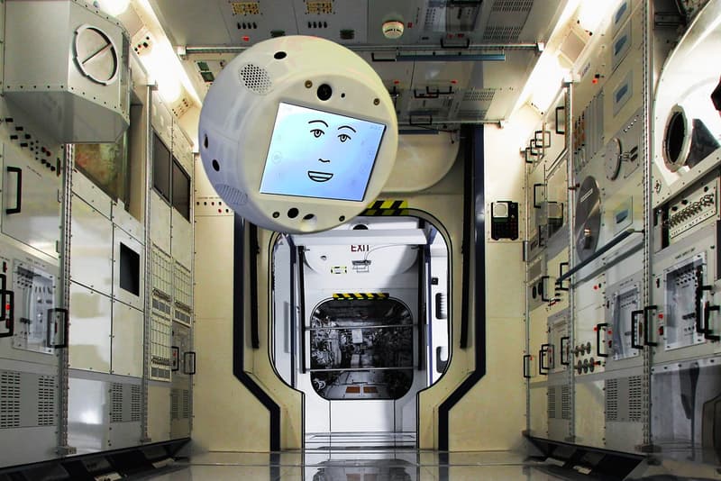 Airbus CIMON AI Assistant Space ISS artificial intelligence flying brain astronaut