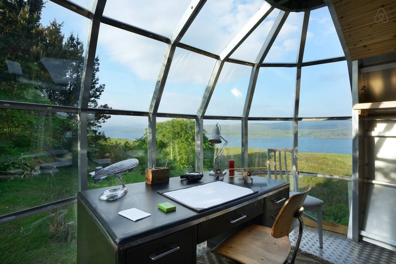 AirShip 002 Cabin airbnb rental Scottish Highlands Drimnin Isle of Mull scotland