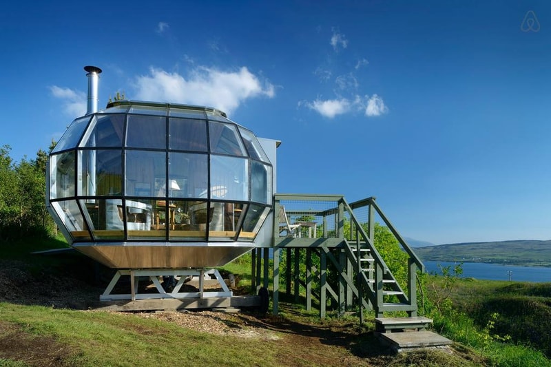 AirShip 002 Cabin airbnb rental Scottish Highlands Drimnin Isle of Mull scotland