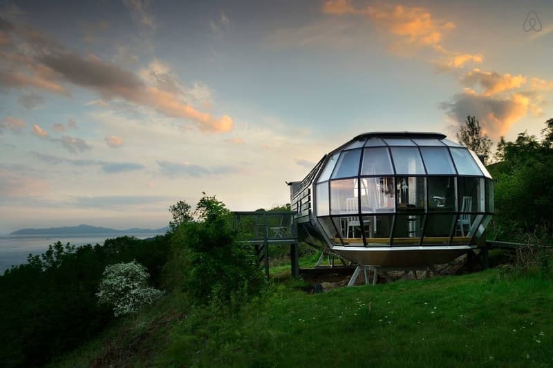 AirShip 002 Cabin airbnb rental Scottish Highlands Drimnin Isle of Mull scotland