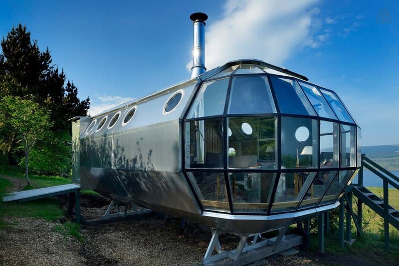 AirShip 002 Cabin airbnb rental Scottish Highlands Drimnin Isle of Mull scotland