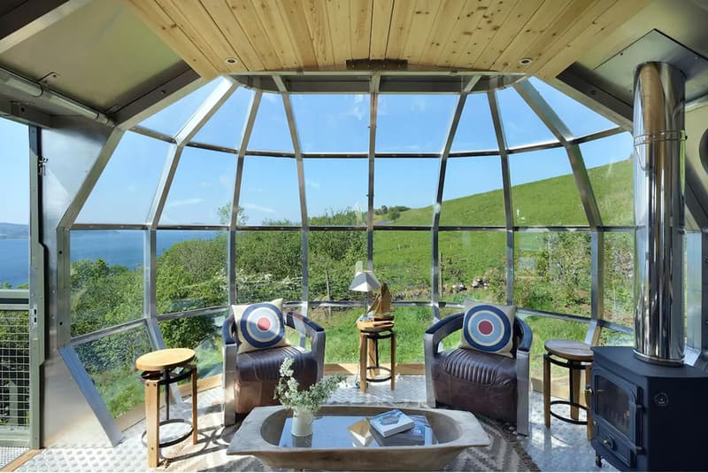 AirShip 002 Cabin airbnb rental Scottish Highlands Drimnin Isle of Mull scotland