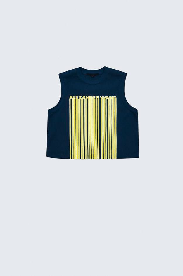 alexander wang barcode t shirt