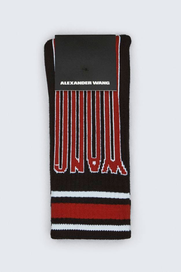Alexander Wang Newest Barcode Capsule Fall 2018 Hoodie Track Pants T shirt Top Socks