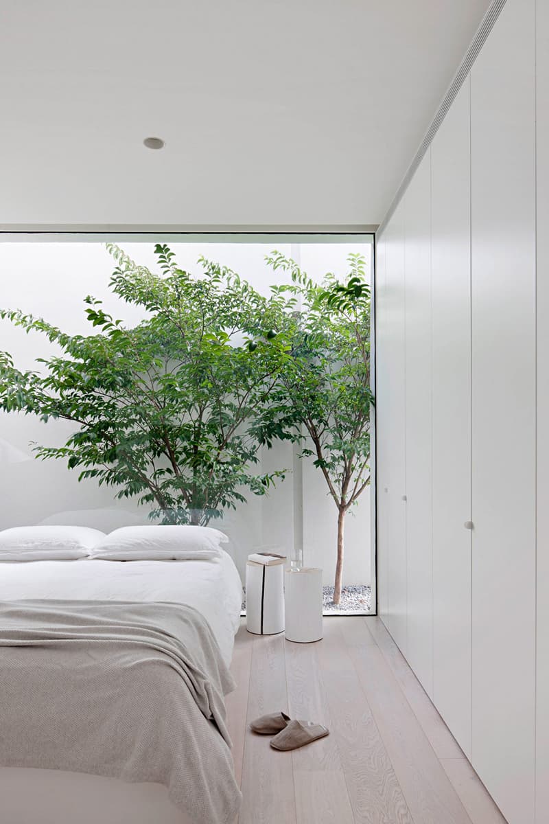 All White House by Studio Four Architecture in Melbourne Australia Homes Houses Sleek Simplistic Modern Interior Exterior Swimming Pool