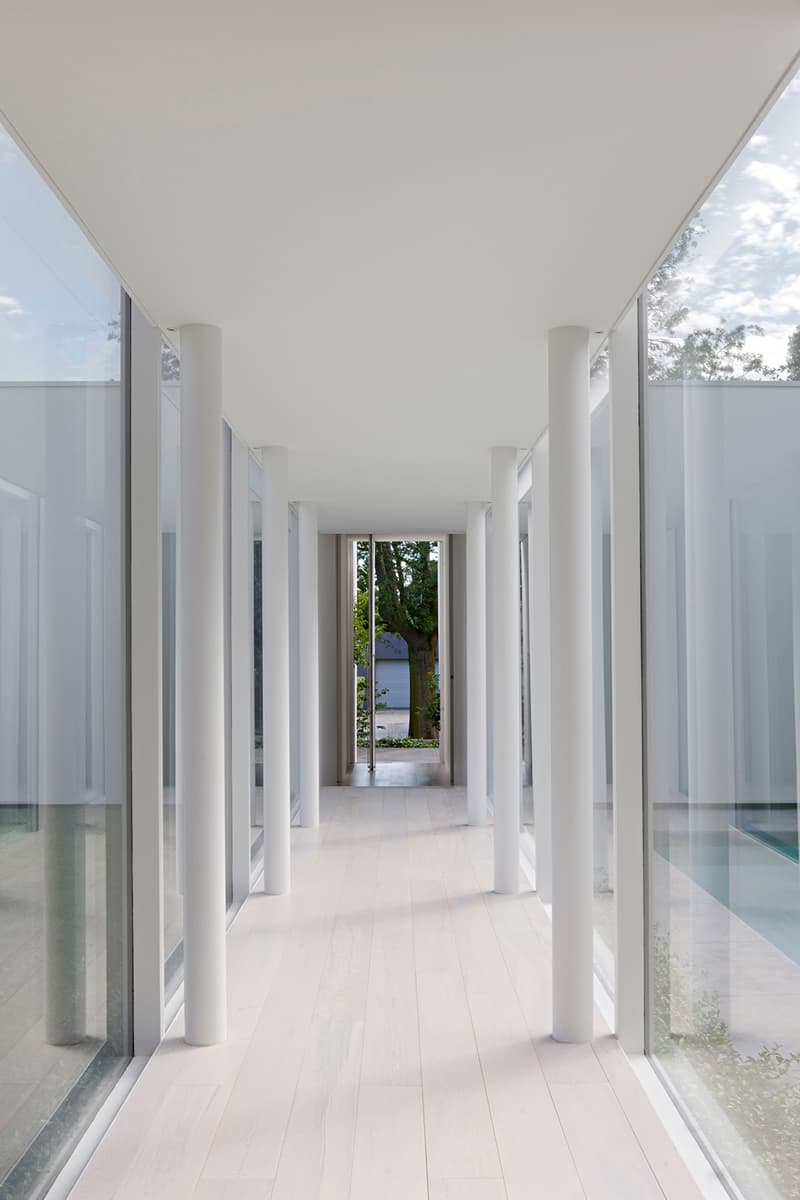 All White House by Studio Four Architecture in Melbourne Australia Homes Houses Sleek Simplistic Modern Interior Exterior Swimming Pool