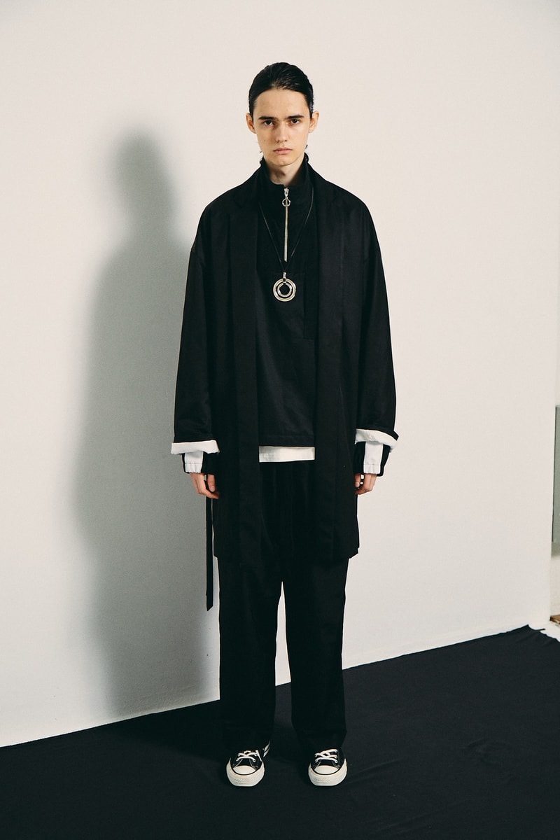ANEI Spring Summer 2019 Collection Lookbook yu haishi visvim y-3 yohji yamamoto debut first collection japan