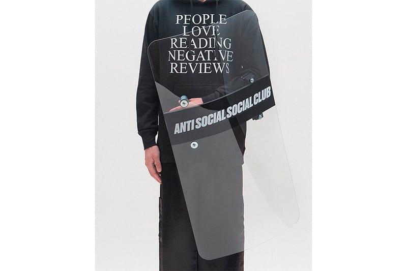 A Riot Shield Leads Anti Social Social Club's FW18 Offerings
