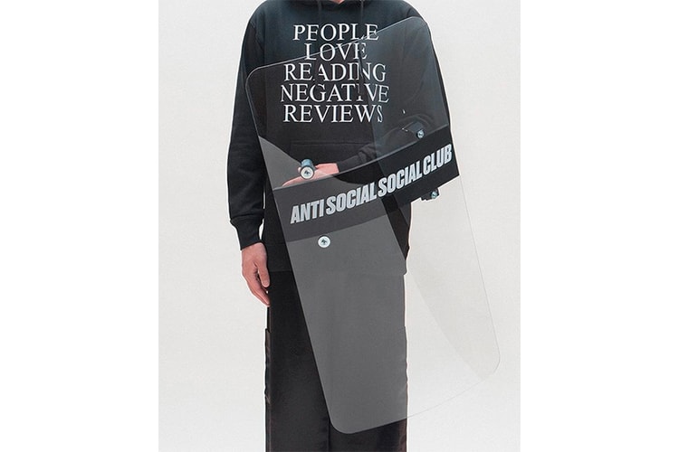 A Riot Shield Leads Anti Social Social Club's FW18 Offerings