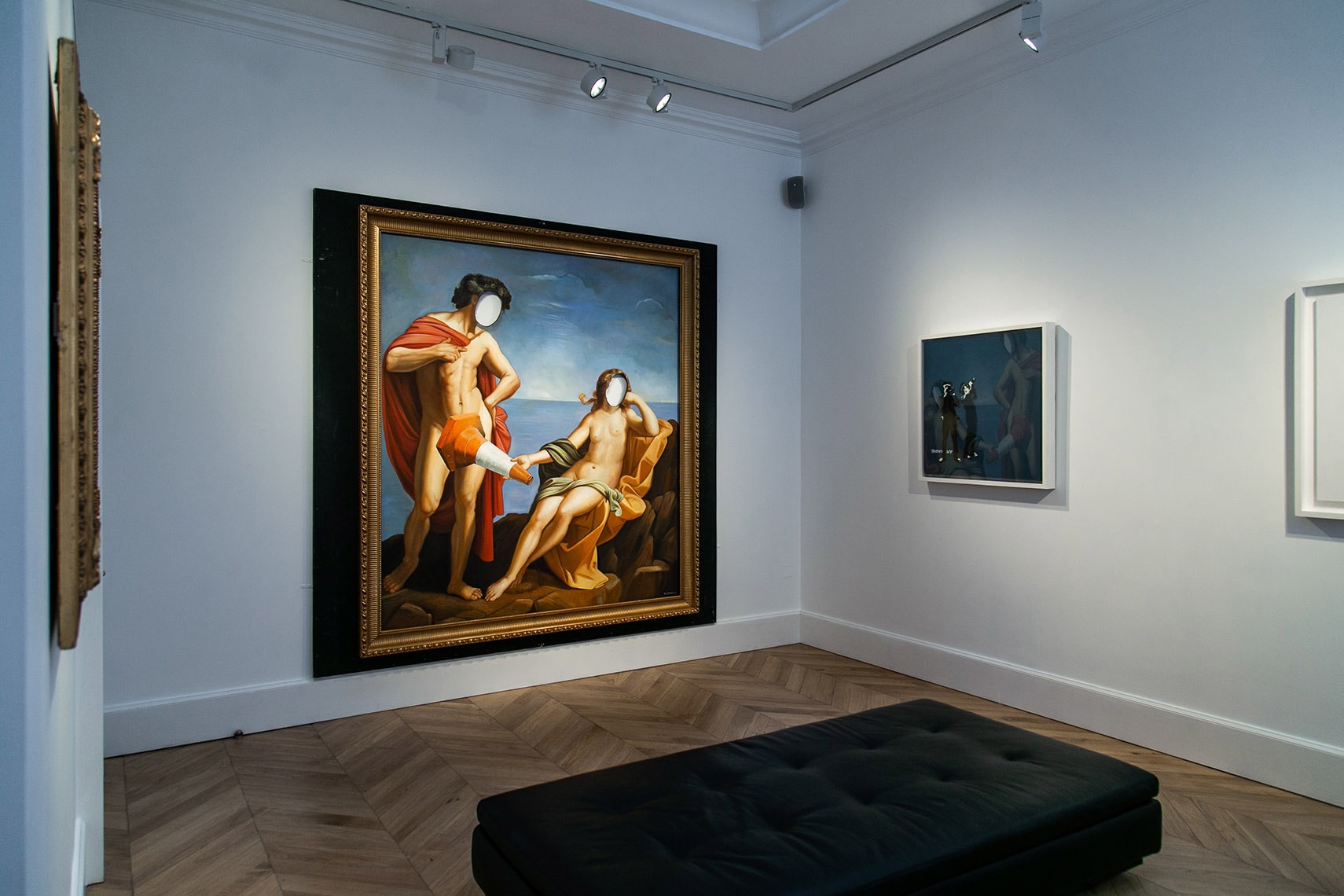 Banksy "Greatest Hits" Exhibition Lazinc London Closer Look Inside Famous Art Pieces