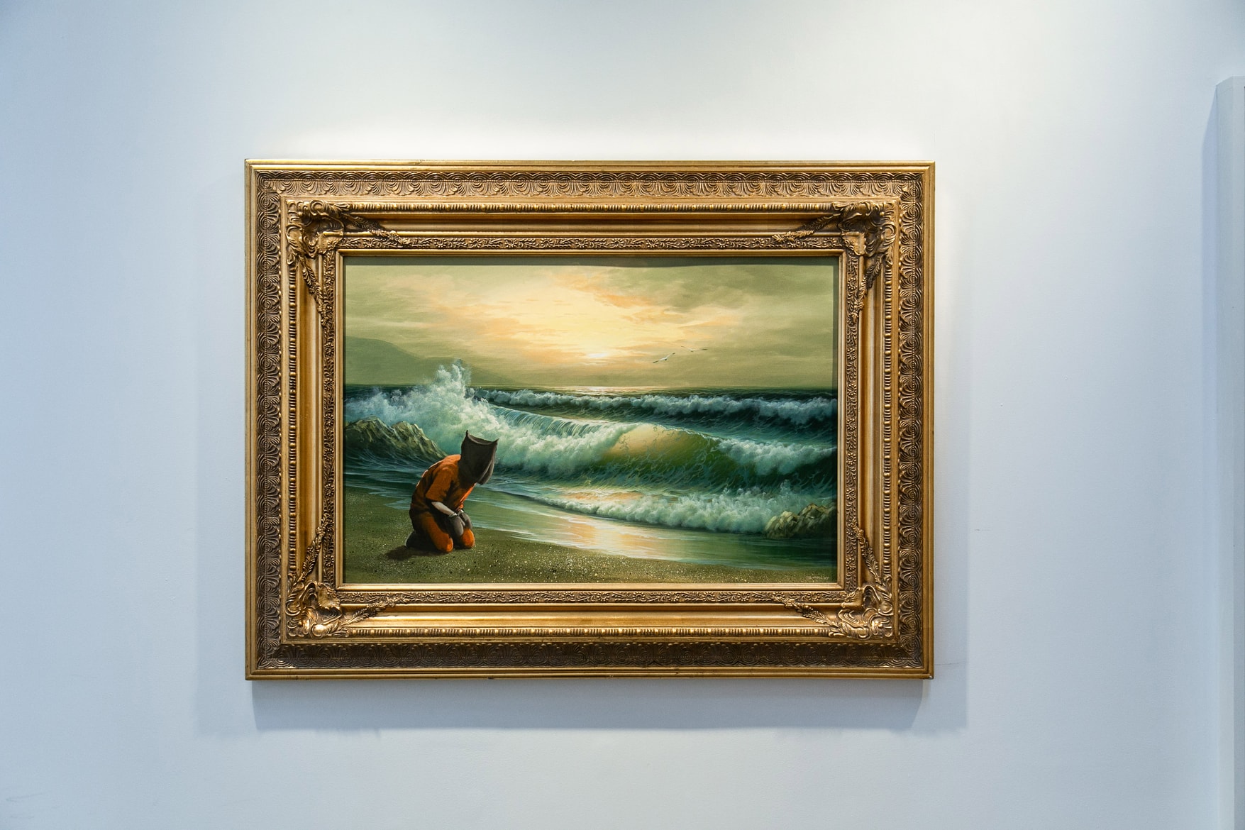 Banksy "Greatest Hits" Exhibition Lazinc London Closer Look Inside Famous Art Pieces