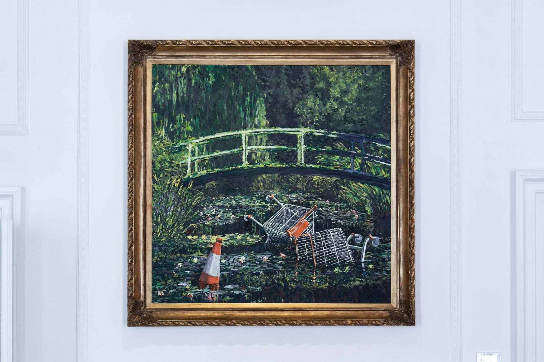 Banksy "Greatest Hits" Exhibition Lazinc London Closer Look Inside Famous Art Pieces