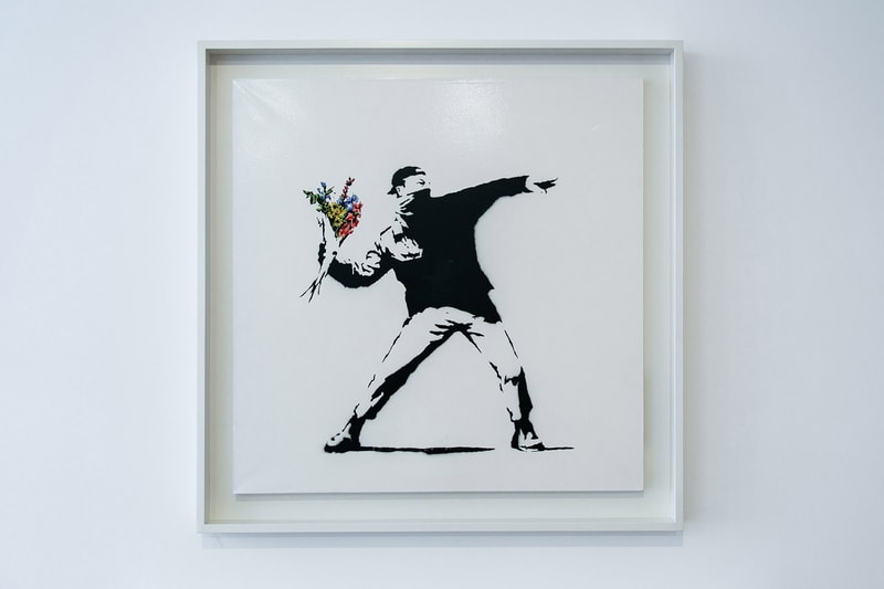 Banksy "Greatest Hits" Exhibition Lazinc London Closer Look Inside Famous Art Pieces
