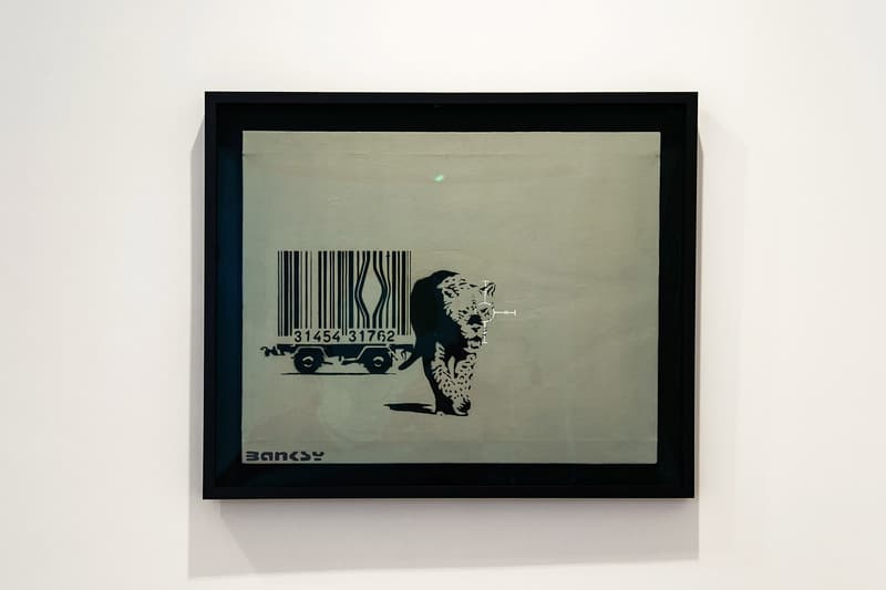 Banksy "Greatest Hits" Exhibition Lazinc London Closer Look Inside Famous Art Pieces