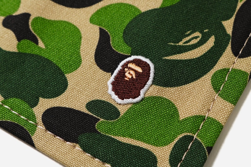 bape abc camo place mat coaster set green