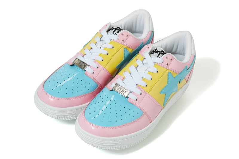 bape bape sta low summer 2018 pastel pink blue yellow