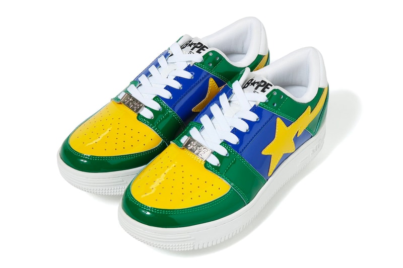 bape bape sta low summer 2018 yellow green blue