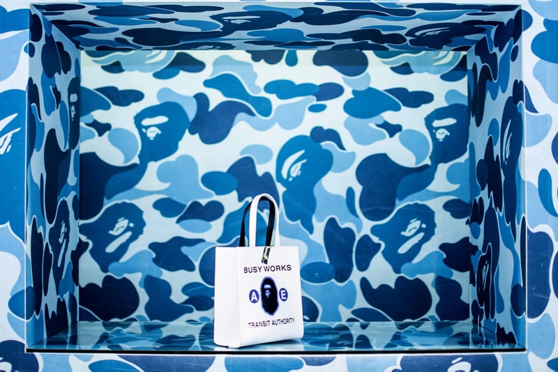 bape a bathing ape shop bag